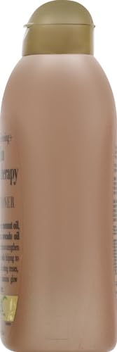 OGX Ever Straightening + Brazilian Keratin Therapy Hair-Smoothing Conditioner with Coconut Oil, Cocoa Butter & Avocado Oil, Paraben-Free, Sulfate-Free Surfactants, 13 Fl Oz (Pack of 2)