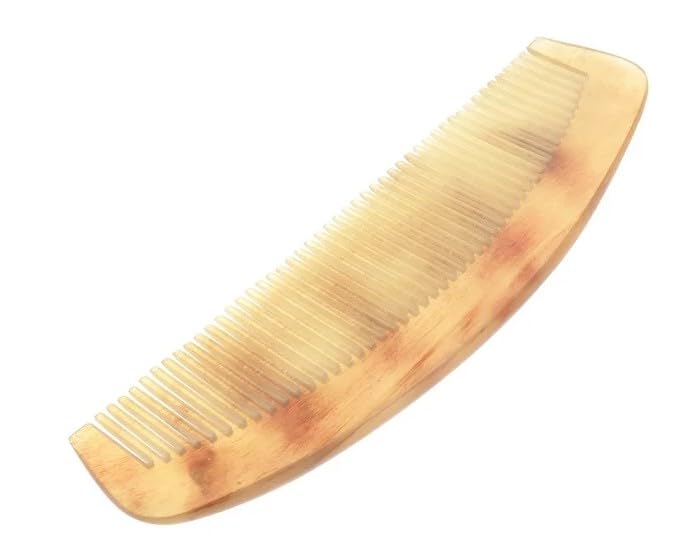 1pc Natural Ox Horn Comb Of Hair No Static Health Care Hair Brush Hairdressing Comb For Hairs,Size2,Hairs Cares,Small in Size,Hairs Combs Beauty and Personal Care,Styling Tools and Appliances