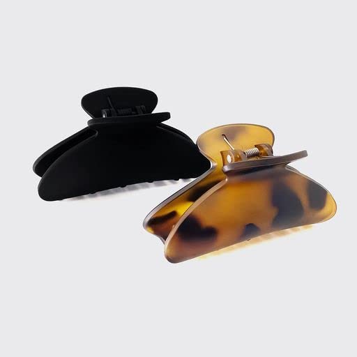 Kitsch Medium Claw Clips for Women - Stylish Hair Accessories for Thick & Thin Hair - Cute Clips for Teen Girls, 2pc Set