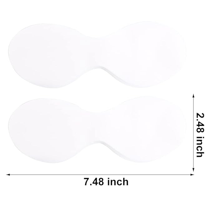 400 Sheets Disposable Non Woven Eye Mask Paper, Disposable Cotton DIY Eye Paper Disposable Cotton Eye Pillow Covers for Skincare Spa Wrap Moisture Retention