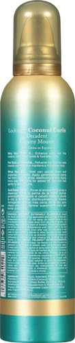 OGX Locking + Coconut Curls Decadent Creamy Mousse, 7.9 Ounce (Pack of 2)