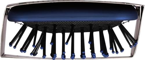 Conair Velvet Touch Paddle Cushion hair brush - Detangling hairbrush - curly or straight styles - men or women - detangler - features soft touch handle - Colors at Random