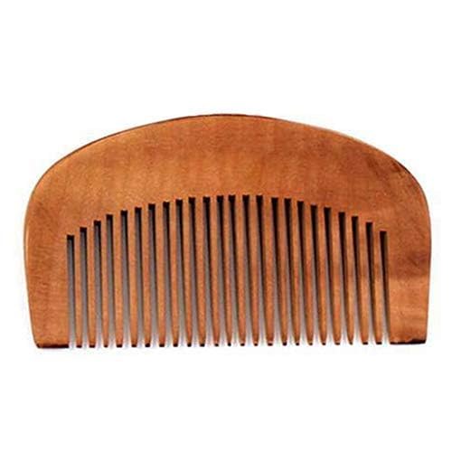 2Pcs Natural Peach Wood Fine Tooth Hair Comb Anti-Static Hair Care Wooden Comb Handmade Gift Comb for Women and Men Massage Detangling Tools Care Accessories Hair Care Styling Tools and Appliances