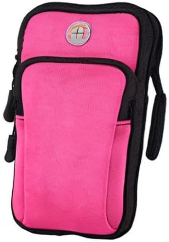 Sports Armband, Running Gym Universal Smartphone Arm Bag with Earphone Hole Multifunctional Pockets foriPhone 15, 14, 13, 12, 11 Pro Max, Xs, Xr, X, 8 Plus, SE, Galaxy S22 Ultra and More