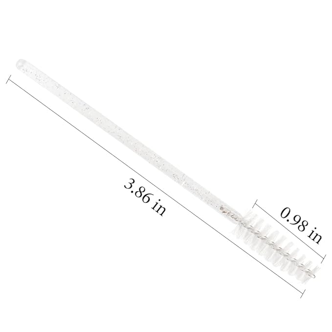 300 PCS Eyelash Extension Supplies Kit Disposable Micro Swab Brush Eyebrow Spoolies Lip Stick Brush Mascara Wand Applicator Makeup Brush Tool (White Black Gold Sets)