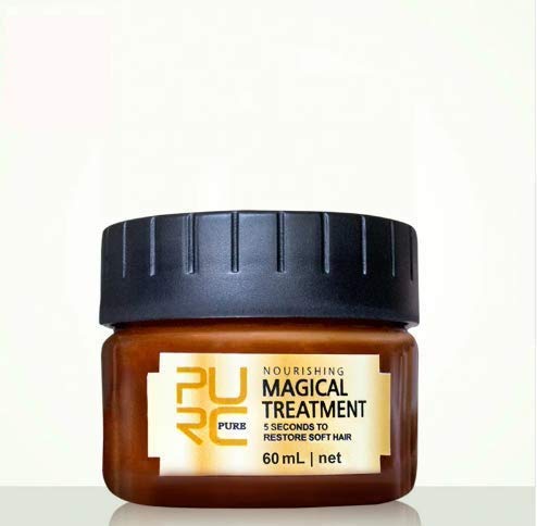 60ml Magical Hair Treatment Mask 5 Seconds Repairs Damage Hair Advanced Molecular Hair deep Conditioner Roots Treatment Return Bouncy Restore Elasticity Hair Care Essence