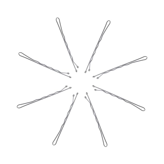 330 Pcs 2.2 Inch Hair Bobby Pins Silver With Box, Silver Bobby Pins For Gray Hair, YINGFENG Reusable Non Slip Hair Pins, This Gray Hair Pins For Women, Girls And Kids