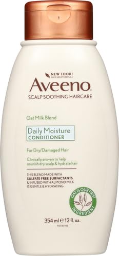 OGX Aveeno Scalp Soothing Oat Milk Blend Conditioner, Fresh, 12 Fl Oz (Pack of 2)