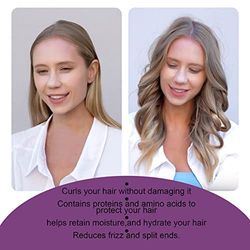CORATED Heatless Curling Rod Headband, Hair Curlers to Sleep In, No Heat Curl with Hair Clips, Sleeping Curls Silk Ribbon Rollers for Long Hair