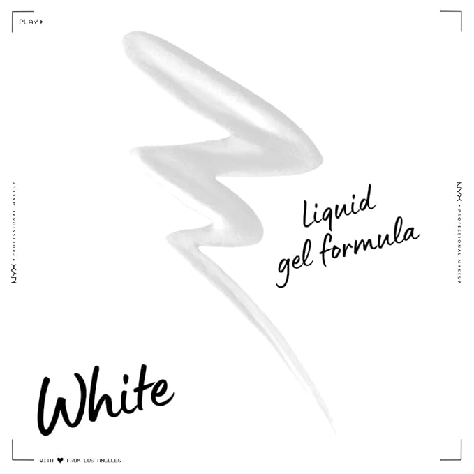 NYX PROFESSIONAL MAKEUP Epic Wear Liquid Liner, Long-Lasting Waterproof Eyeliner - White
