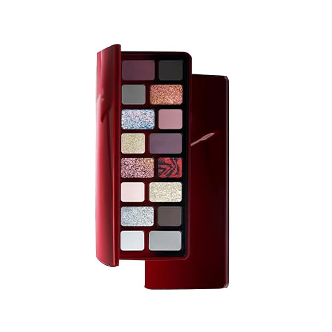 1PC Qianyan 16/24 Colors Eyeshadow Palette, QianYan Eyeshadow Multichrome Shimmer Matte Facial Highlighter Eyeshadow Palette (FuSheng, 16 Colors)