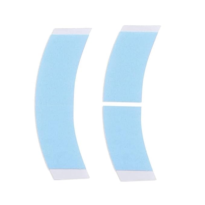 20Pcs Blue Lace Front Wig Tape, Double Sided Wig Tape Waterproof Hair Extension Tape Strong Hold Clear Wig Tape for Lace Wigs Hair Extensions, Wigs and Accessories