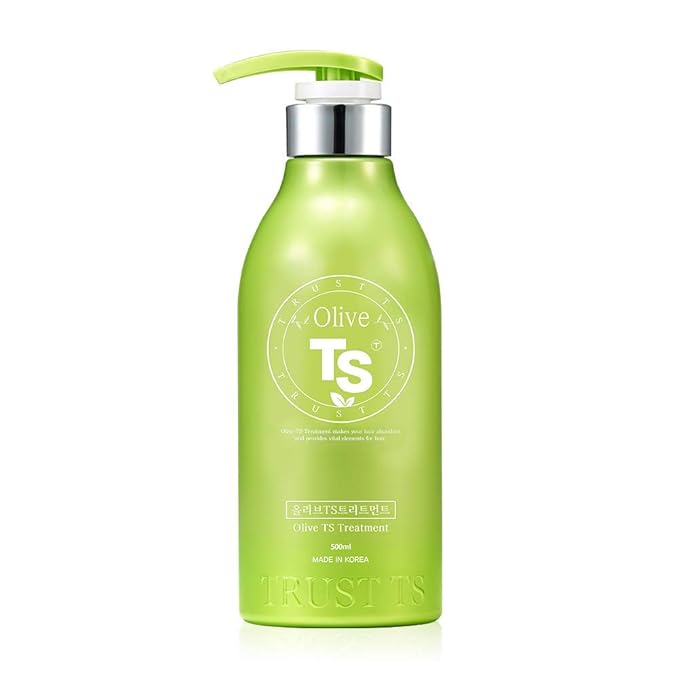 Olive TS Treatment (17.6 Fl Oz / 500mL) | Treatment of Damaged Hair and Dry Scalp and Hair | Olive Oil Hair Treatment - Hydrating and Restorative| Silicone Free | All Hair Types