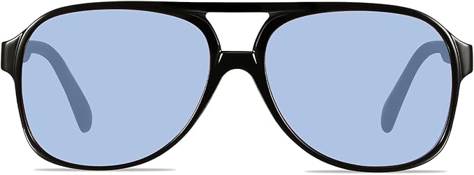 YDAOWKN Retro Aviator Sunglasses for Women Mens Large Frame Classic Vintage 70s Sun Glasses Aviators
