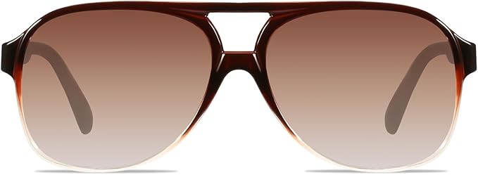 YDAOWKN Retro Aviator Sunglasses for Women Mens Large Frame Classic Vintage 70s Sun Glasses Aviators