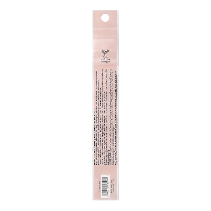 e.l.f. Brow Lift Applicator, Dual-Ended Eyebrow Brush For Grooming & Lifting Brows & Applying Brow Wax, Creates A Fluffy Feathered Look