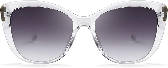 FEISEDY Polarized Vintage Sunglasses American Womens Square Jackie O Cat Eye Sunglasses B2451