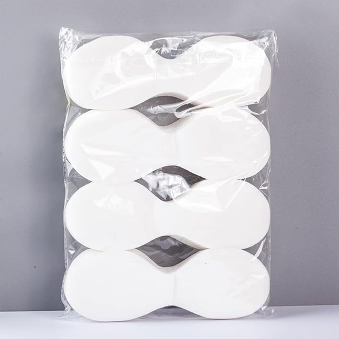 400 Sheets Disposable Non Woven Eye Mask Paper, Disposable Cotton DIY Eye Paper Disposable Cotton Eye Pillow Covers for Skincare Spa Wrap Moisture Retention