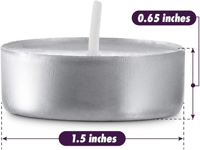 MontoPack Unscented Tea Light Candles 45 Pack | 4 Hours, White, Smokeless, Dripless Small Votive Paraffin Tealights | Long-Lasting for Home, Shabbat, Weddings, Events, Emergencies | Mini Candles Bulk
