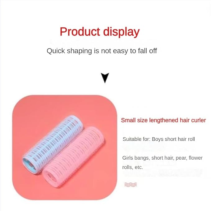 2 PCS Blue Small Size Hair Rollers Curlers Self Grip Holding Rollers Hairdressing Curlers Hair Design Sticky Cling Style For DIY Or Hair Salon,Gripping Sticky Rollers 20mm,Styling Tools & Appliances