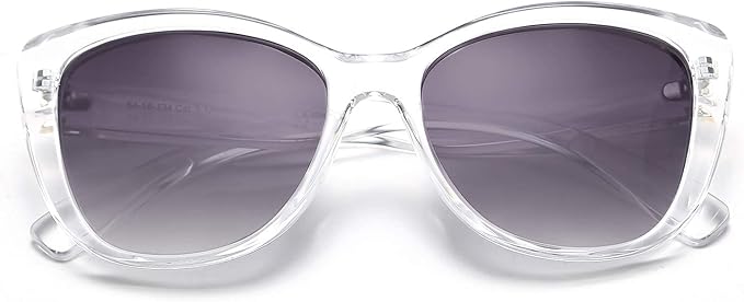 FEISEDY Polarized Vintage Sunglasses American Womens Square Jackie O Cat Eye Sunglasses B2451