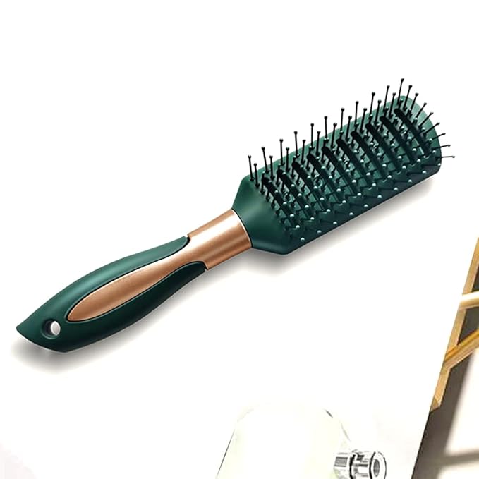 Detangling Brush Anti-Static Massage Hair Brushes Nylon Bristle Pins Blow Drying Detangler Hairbrush Styling Comb for Men and Women Adults and Kids of All Wet or Dry Hair Types Styling