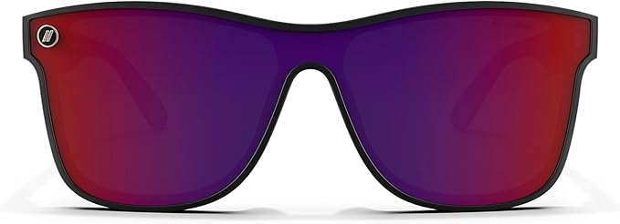 Blenders Eyewear Millenia X2 – Polarized Sunglasses – Flat, Mirrored Lens – 100% UV Protection – For Men & Women