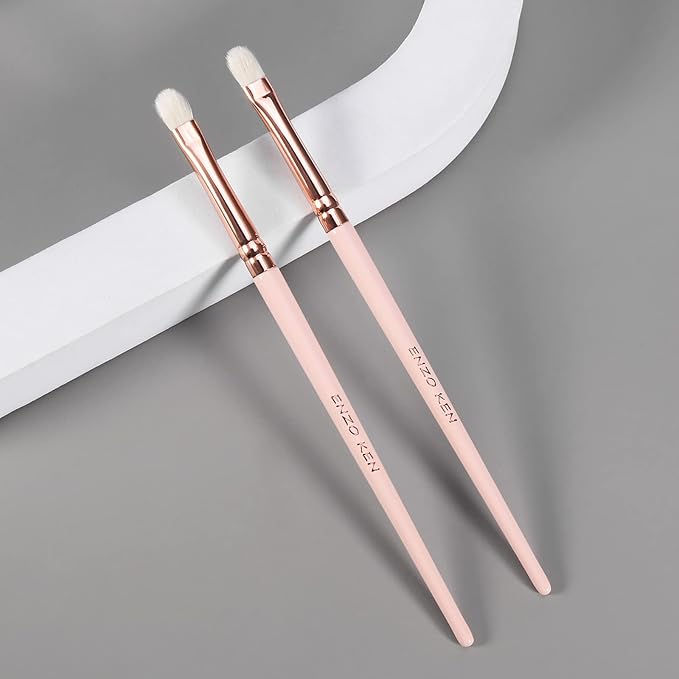 Natural Goat Hair Eye Shadow Brush, Eye Detail Brush, Small Smudge Eyeshadow Brushes, Mini Smudge Brushes, Single Natural Hair Makeup Brush, Corner Eyeshadow Brushes, Eyeshadow Blending.
