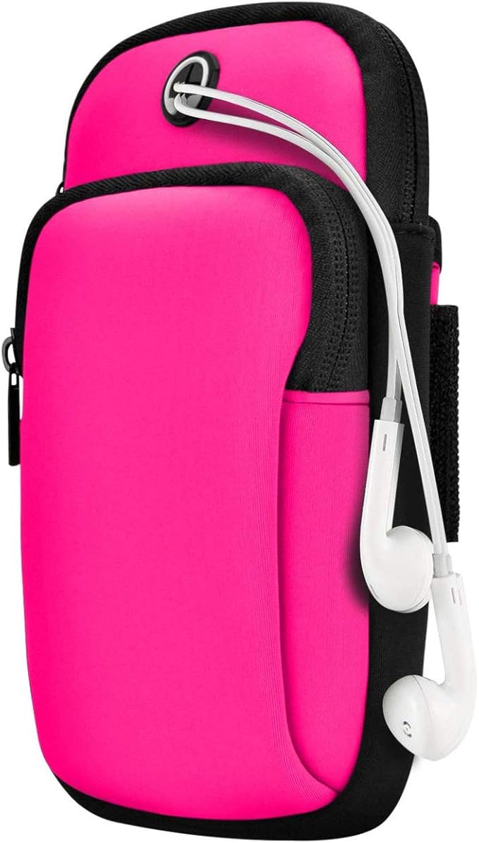 Armband Cell Phone Holder for Running Women,iPhone Armband 16 16e 15 14 13 12 11 Pro Max Xs Xr X Plus SE Mini,Samsung Galaxy S25 S24 S23 S22 S21 Ultra Note 20 Key Pouch,Exercise Arm Bands Bag