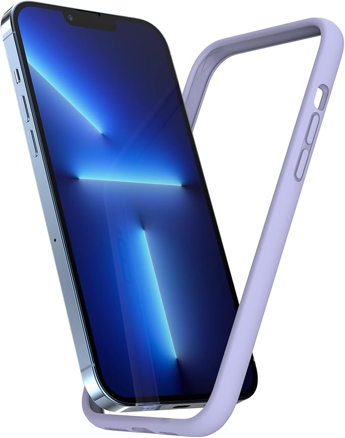 K TOMOTO iPhone 13 Pro Max Case (6.7 Inch), Liquid Silicone Bumper with Raised Edge and Drop Protection, Silky Soft Touch, Light Purple