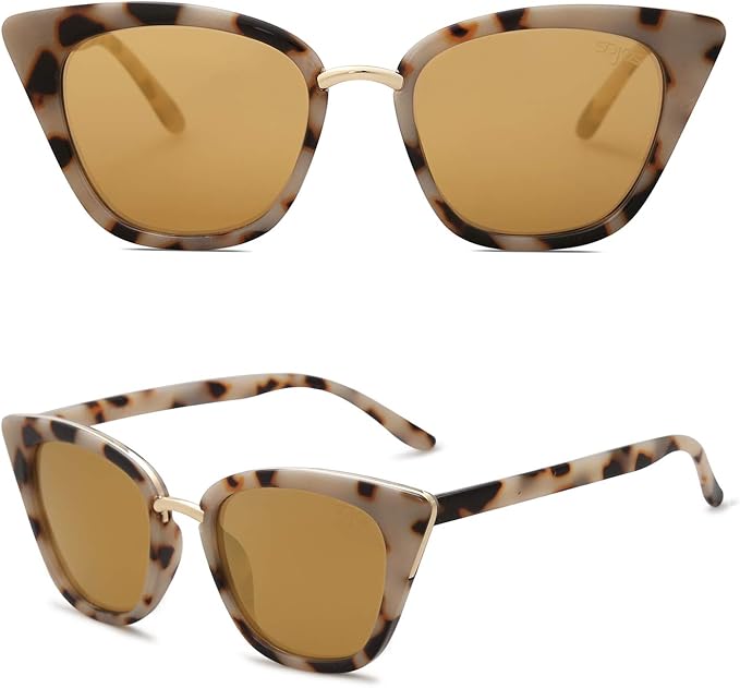 SOJOS Cat Eye Designer Sunglasses Fashion UV400 Protection Glasses SJ2052