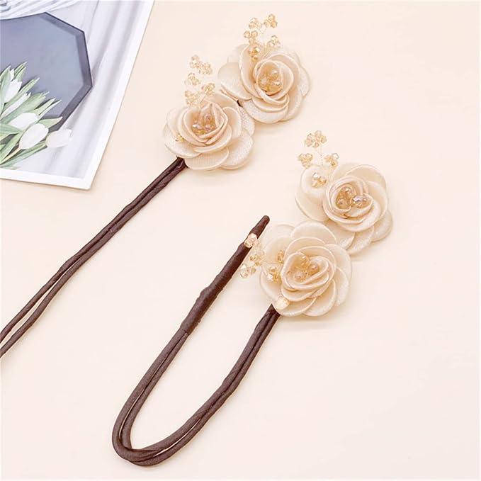 Ins Style Elegant Lazy Hair Curler, Crystal Hair Bun Maker, French Twist Hairstyle Bun Hair Accessories