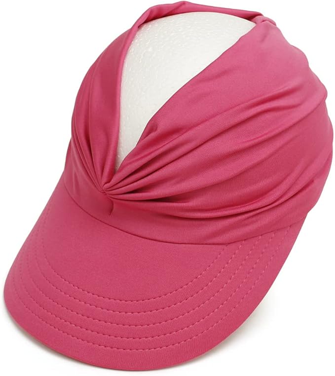 Sun Hat Women Sun Beach Visor Cap UV Protection with Wide Brim for Sports Beach Golf Hiking