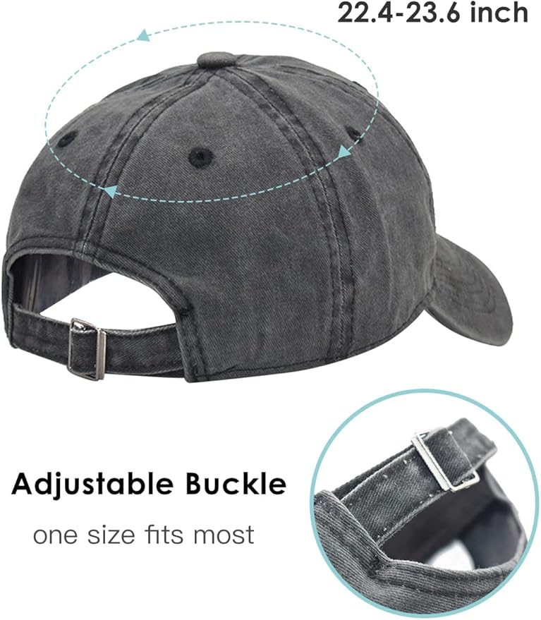 Century Star Baseball Caps for Men Womens Baseball Hat Distressed Cotton Dad Hat Summer Adjustable Golf Runing Hat