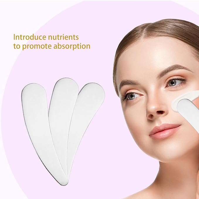 8 Pcs Mini Metal Cosmetic Spatulas,Reusable Cosmetic Cream Spatulas Spoon,Skincare Spatula Mixing and Sampling Makeup Cosmetic Beauty Tools,Practical Beauty Accessories (Silver)