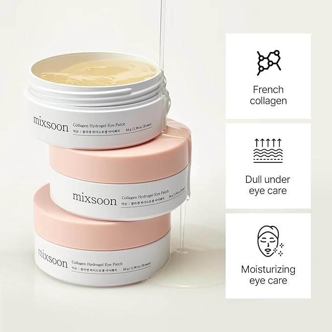 mixsoon Collagen Hydrogel Eye Patch 84 g / 2.96 oz. (30 pairs)