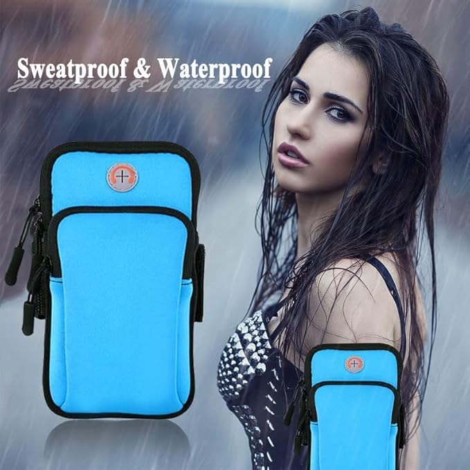 Phone Holder for Running Armband iPhone 16 16e 15 14 13 12 11 Pro Max Xs Xr X 8 Plus SE Mini,Galaxy Ultra S25 S24 S23 S22 Note 20 10,Cell Phone Arm Bands Sleeve Workout Gym Jogging Men Women