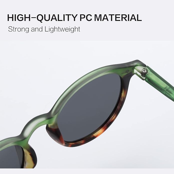 ZENOTTIC Polarized Round Sunglasses, Stylish Sunglasses for Men and Women Retro Classic, Multi-Style Selection