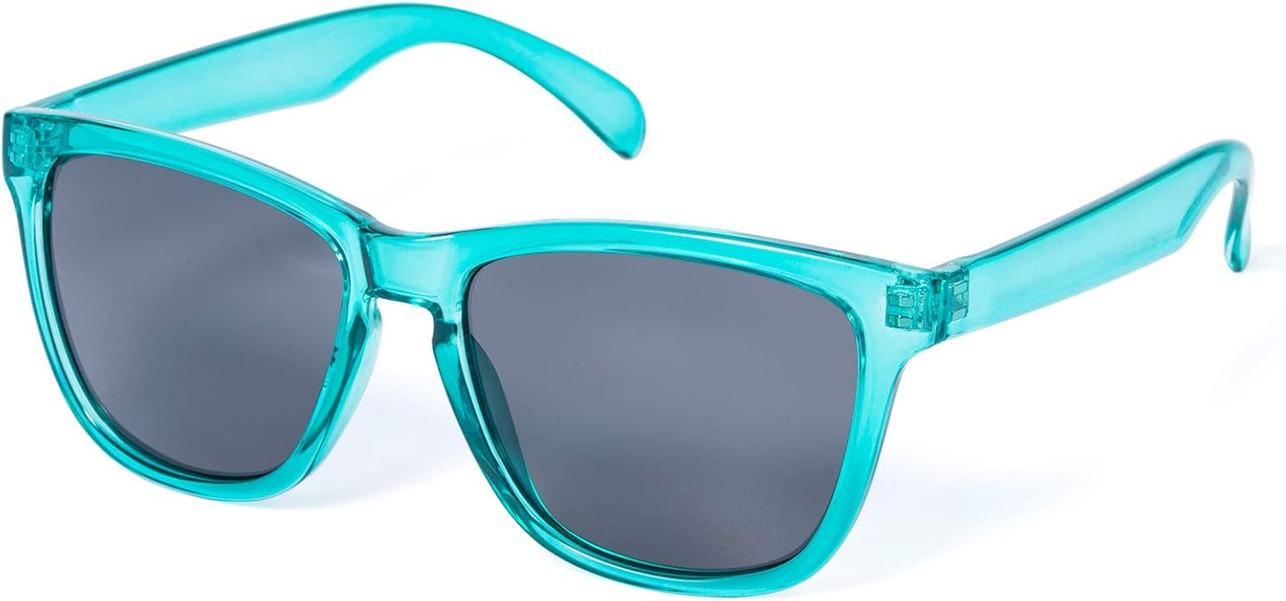 COLOSSEIN Sunglasses Womens,Classic Square Frame UV400 Mirrored Lens,Sunglasses Fit For Beach,Vacation,Driving