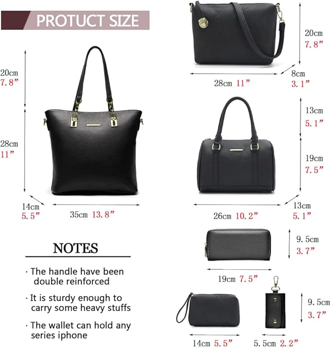 2E-youth Designer Purses and Handbags for Women Satchel Shoulder Bag Tote Top Handle Bag
