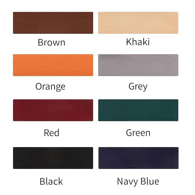 8 Pack Sport Headbands for Women, Elastic Soft Fabric Non-Slip Hair Bands Hair Warp for Daily Workout Yoga Running Sports, Combo 6