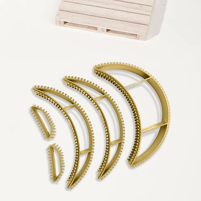 5 Pc Bump It Hair Accessory - Bump It Up Headband & Clips for Volume (Yellow)