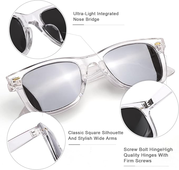 Myiaur Classic Sunglasses for Women Polarized Driving Anti-Glare UV Protection