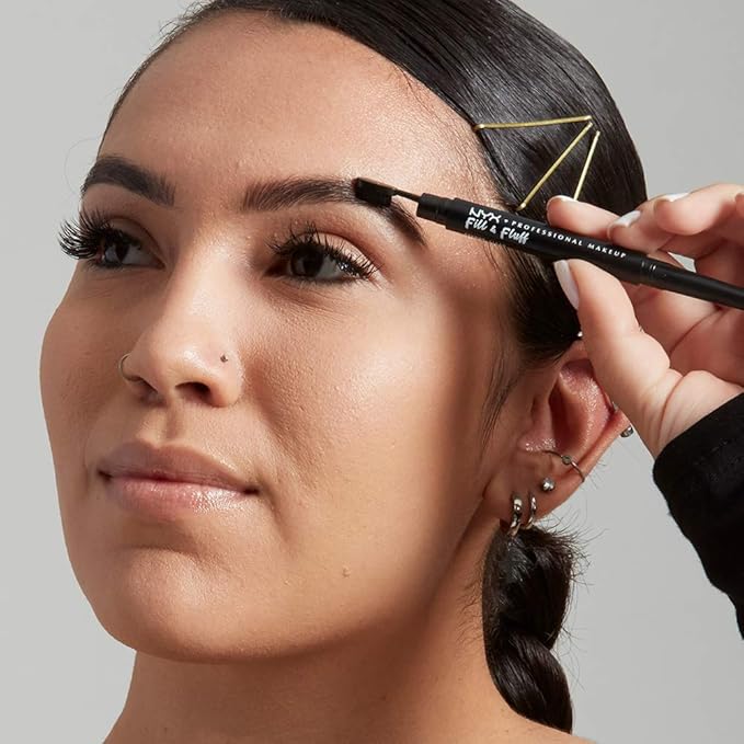 NYX PROFESSIONAL MAKEUP Fill & Fluff Eyebrow Pomade Pencil, Clear