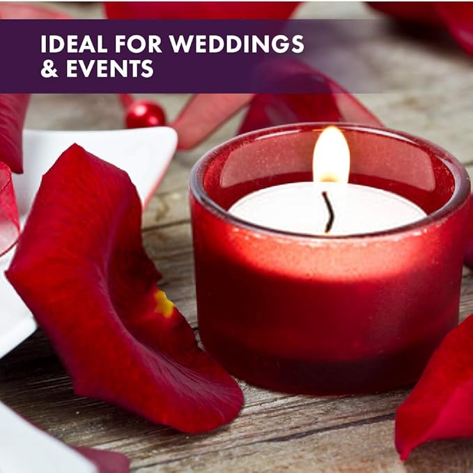 MontoPack Unscented Tea Lights Candles in Bulk | 200 White, Smokeless, Dripless & Long-Lasting Paraffin Tea Candles | Small Votive for Home, Pool, Shabbat, Weddings & Emergencies