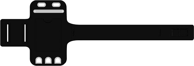 Arm Phone Holder for Running, Armband Cellphone for iPhone 15 14 13 12 11 Pro Max/XR/8 7 6s Plus, for Galaxy A/S/Note Up to 6.9’’, for Exercise Gym Fitness Sports Gear-Black