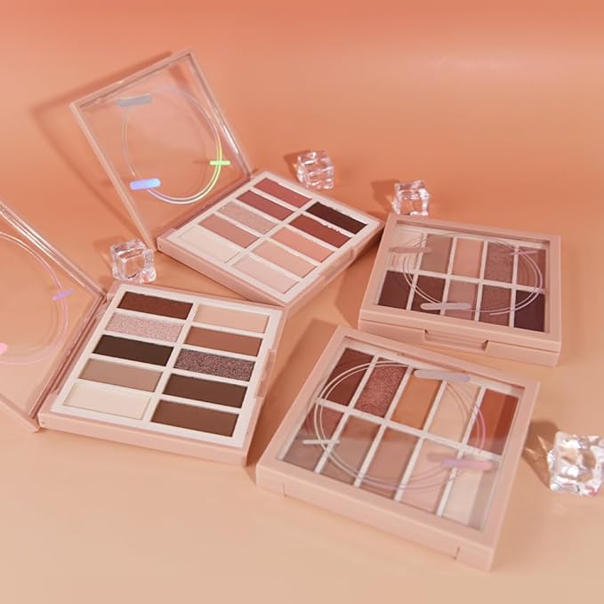 Neutral Nude Eye Shadow Palette,Matte Brown Bronze Naked Cream Eyeshadow Palette,make up pallets for women Highly Pigmented Natural Eyeshadow for Eyes Long Lasting Naturing-Looking,Blendable,Vegan