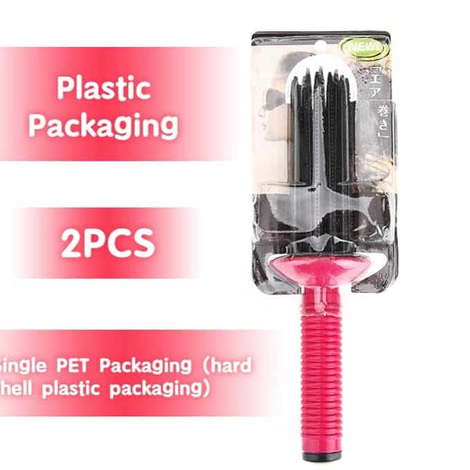 17 Teeth Curl Defining Brush, Professional Hair Styler Tool for Curly Hair, Salon and Home (2Pcs)