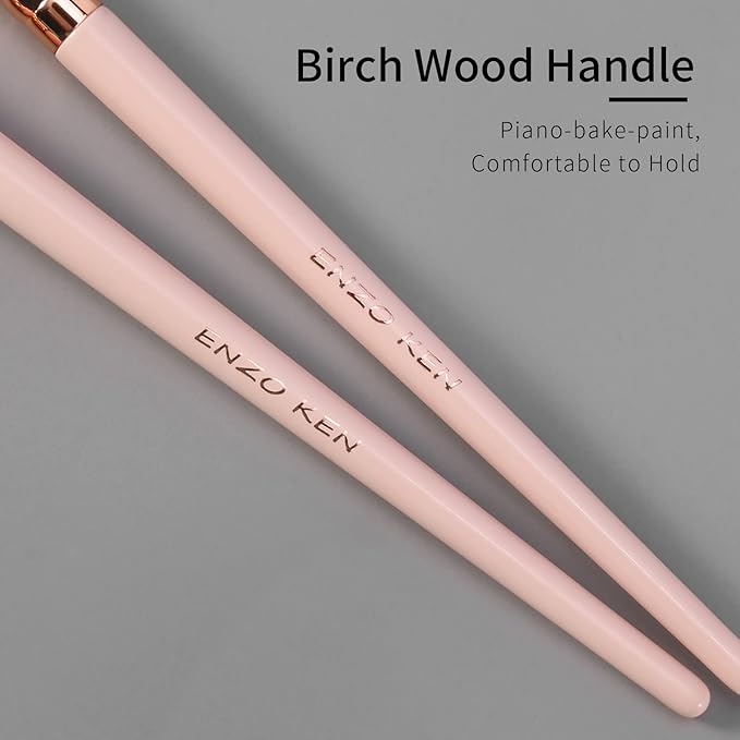 Natural Goat Hair Eyeshadow Brush, Medium Smudge Eye Shadow Brush, Shader Eye Shadow Brushes, Smudge Brush, Single Natural Hair Makeup Brush, Eyeshadow Blending Brushes