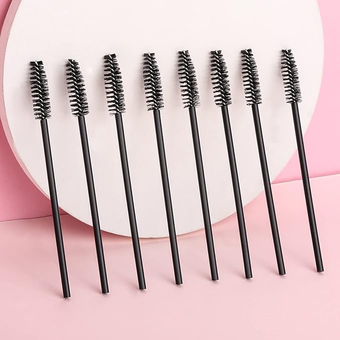 300 Disposable Spoolies Mascara Eyelash Wands Brush for Eyelash Extension Eyebrow and Makeup Color Tbestmax